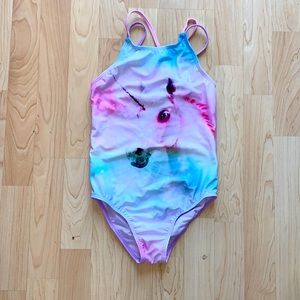 Girls unicorn swimsuit